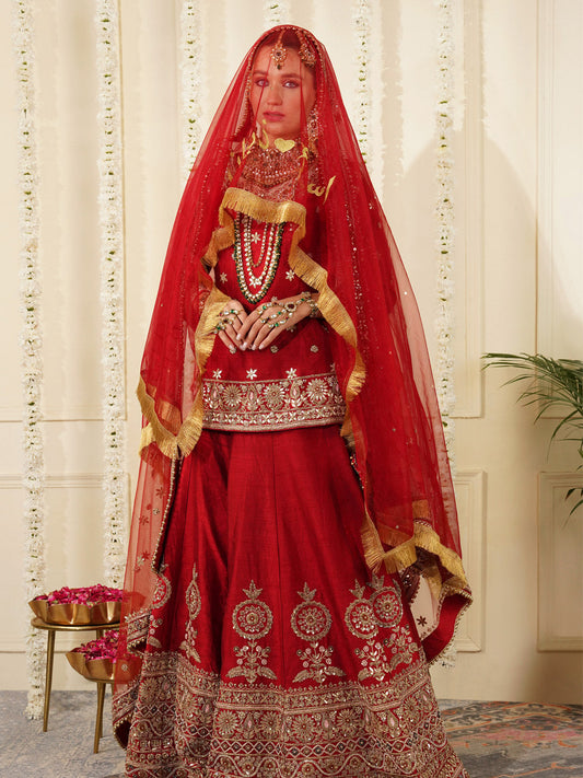 Maharani Heritage Embroidered Bridal Dupatta