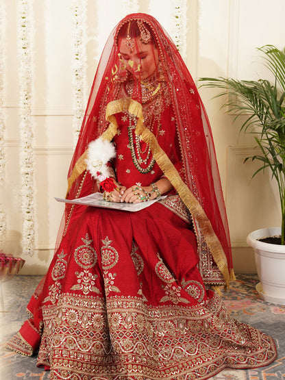 Maharani Heritage Embroidered Bridal Dupatta