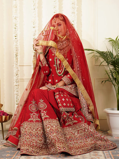 Maharani Heritage Embroidered Bridal Dupatta