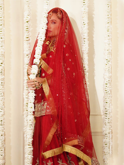 Maharani Heritage Embroidered Bridal Dupatta