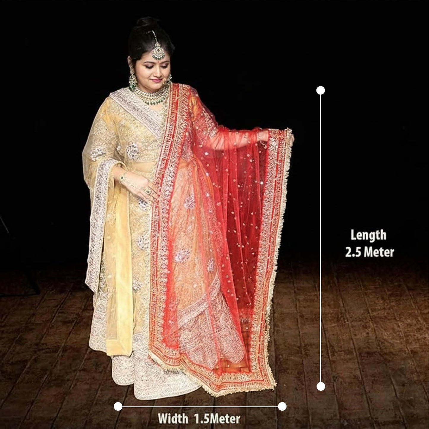 Maharani Saubhagyavati Bridal Dupatta